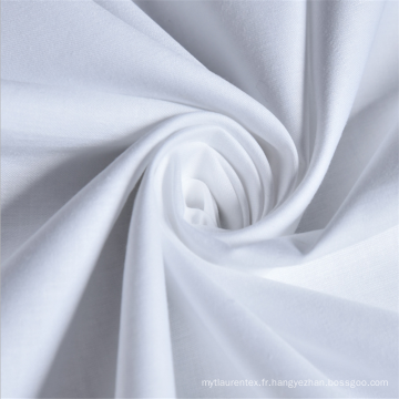 Grossiste Tissu 100% coton blanc à 180 fils avec emballage en rouleau